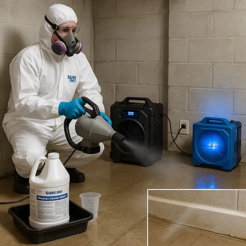 Sanitization and Odor Removal process in Little Silver, NJ